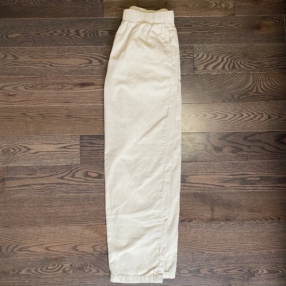 Corduroy Relaxed Fit Drawstring Pants - Picture 4 of 4